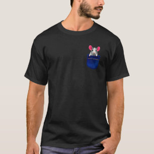 Mouse In Pocket Friends Animal Rodent Pocket Mouse T-Shirt