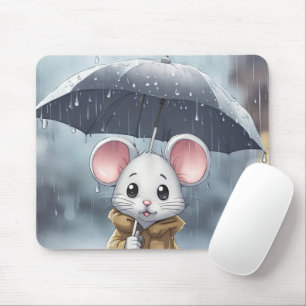 Mouse In The Rain Pad