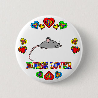 Mouse Lover 6 Cm Round Badge