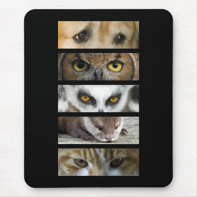 Mouse Mat - Animals Eyes (Front)