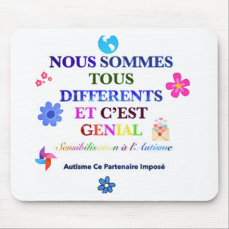 Mouse Mat Autism Awareness