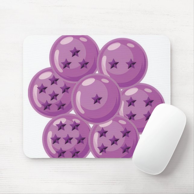 mouse mat dragon balls purple (With Mouse)