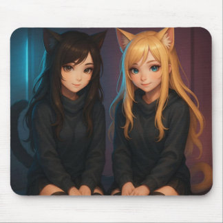Mouse mat kawaii neko