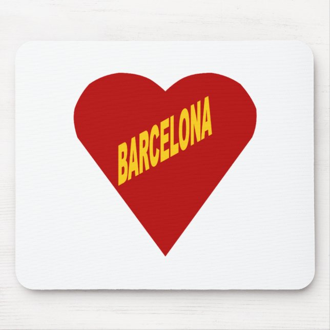 Mouse mat LOVE BARCELONA (Front)