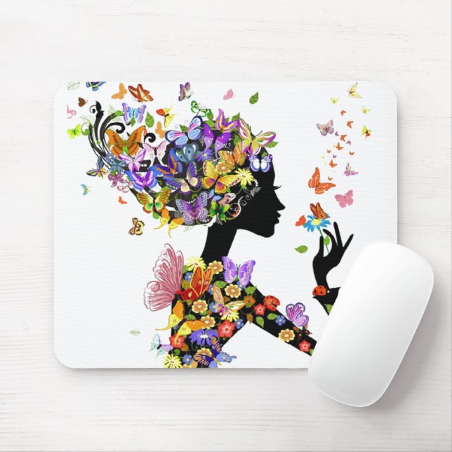 Mouse Mat - One With Nature (With Mouse)