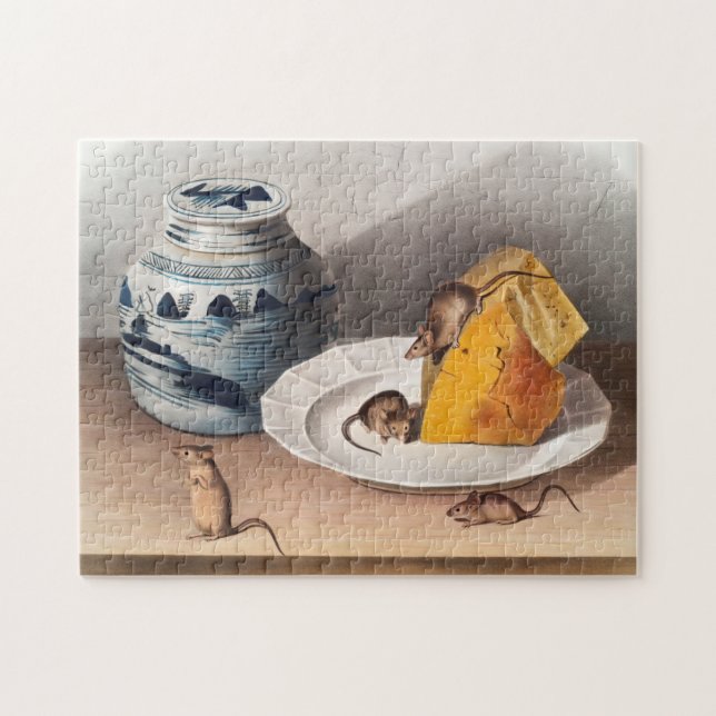 Mouse (Mus-musculus) Illustration Jigsaw Puzzle (Horizontal)