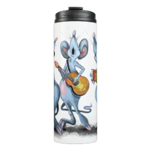 Mouse Music Band Funny Thermal Tumbler