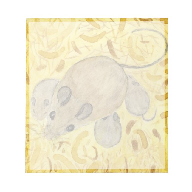 Mouse Nest Notepad (Front)