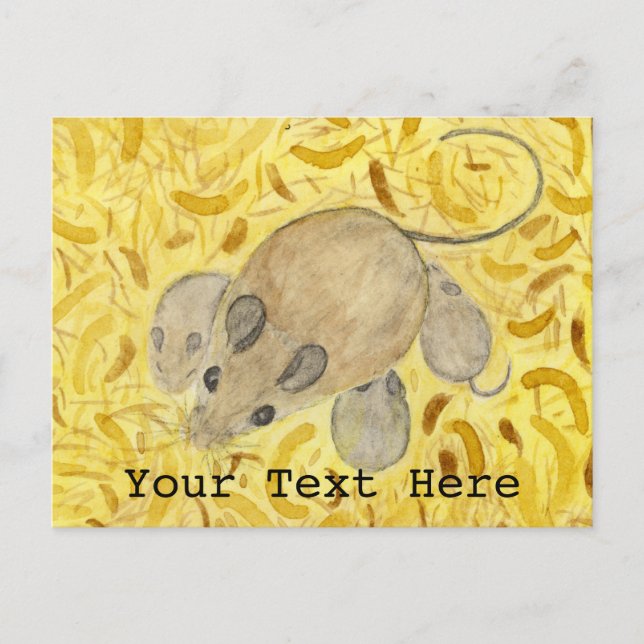 Mouse Nest Postcard (Front)