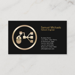 Mouse Network Points NetworkEngineer Business Card