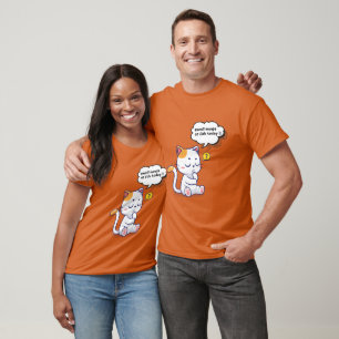 Mouse or Fish? – funny pet- Deep Thinking Cat T-Shirt
