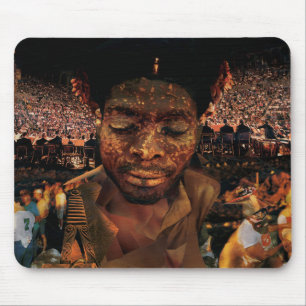 Mouse Pad 1 with Rachel Dolezal Art