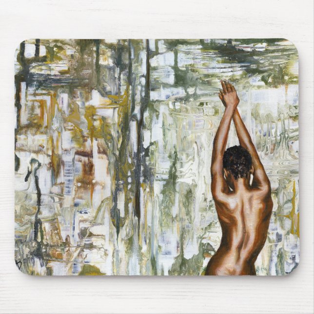 Mouse Pad 4 with Rachel Dolezal Art (Front)