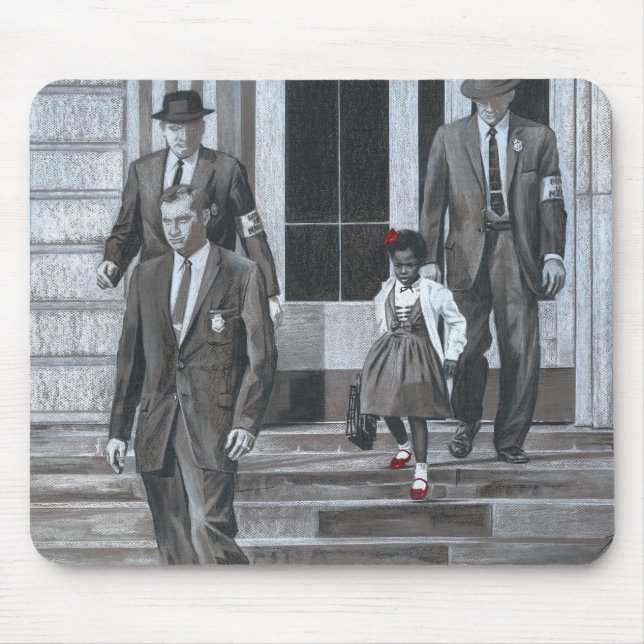 Mouse Pad 5 with Rachel Dolezal Art (Front)