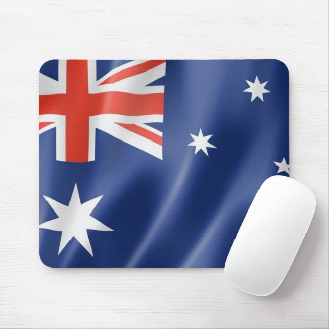 Mouse Pad - Australian Flag (With Mouse)