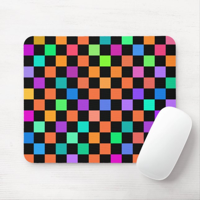 Mouse pad - "Checkered" (With Mouse)