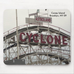 Mouse Pad, Cyclone Roller Coaster Pad