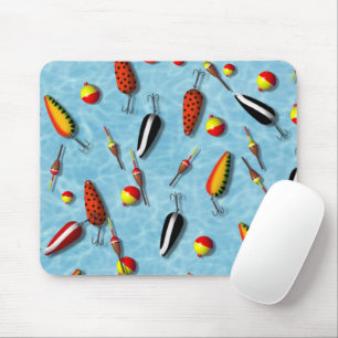 Mouse Pad - Fishing Bobs & Lures