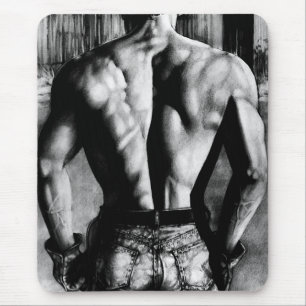 Mouse Pad For Men Masculine Art Cool Bodybuilder