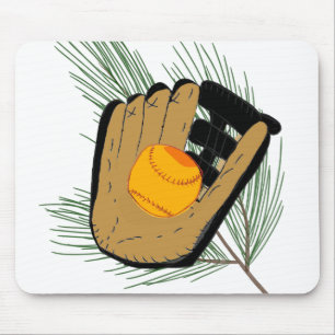 Mouse Pad for Young Boy with Glove & Ball