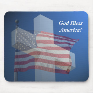Mouse pad, God bless America! Pad