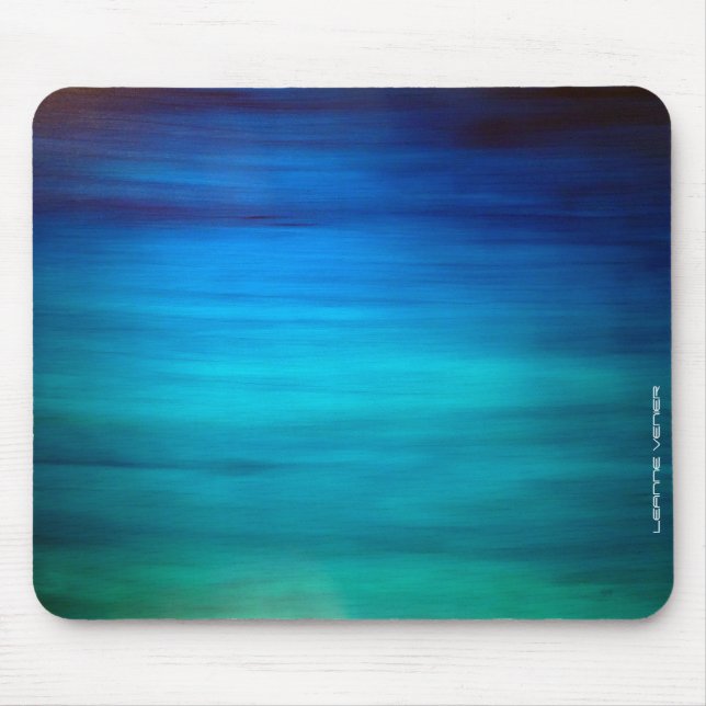 MOUSE PAD in HEALING TEAL for CALM & CLARITY (Front)
