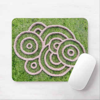 mouse pad landart sand beach creation art nature