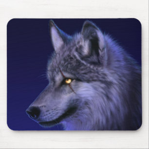 Mouse Pad: Mystic Wolf Mouse Pad