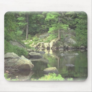 Mouse Pad~~New York mountain lake and rocks Pad
