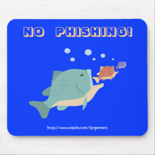 Mouse Pad, No Phishing Pad