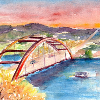 Mouse Pad -Pennybacker Bridge