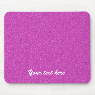 Mouse Pad Personalised Custom Hot Pink