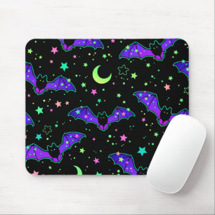 Mouse pad - "Purple bats"