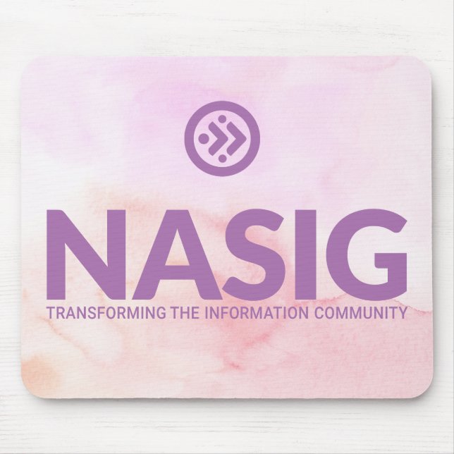 Mouse pad purple logo (Front)