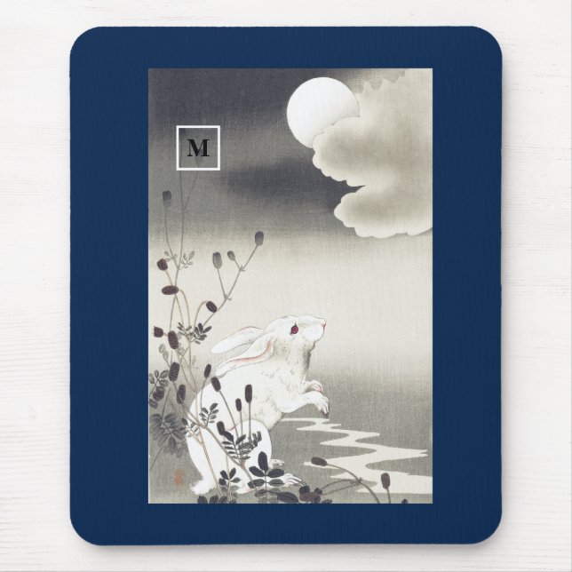MOUSE PAD RABBIT REGARDING THE MOON JAPANESE (Front)