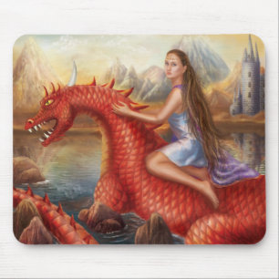 Mouse Pad "Red dragon "