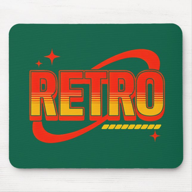Mouse pad retro. (Front)