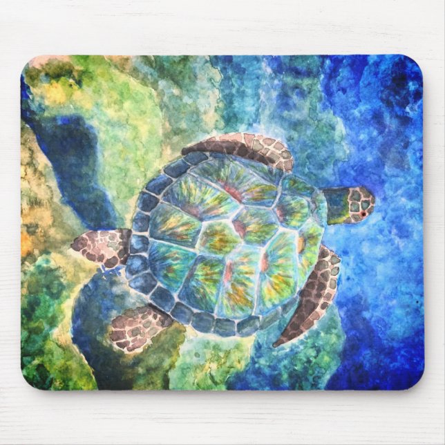 Mouse Pad Sea Turtle #2 A (Front)