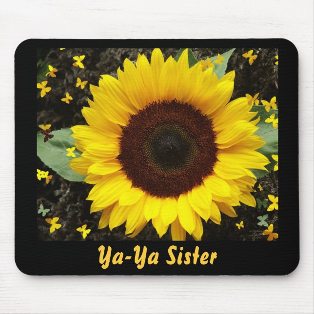 Mouse Pad, Sunflower, Ya-Ya Sister Pad (Front)