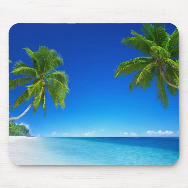 Mouse Pad-Tropical Beach Pad (Front)