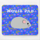 Mouse Pad with a Cute Mouse