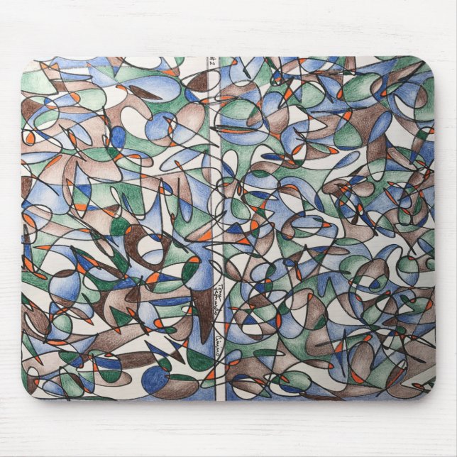 Mouse Pad with art by Tony Cimino (Front)