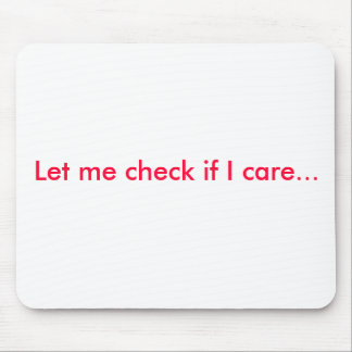 Mouse pad with attitude. - Customised