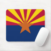 Mouse pad with Flag of Arizona State - USA (With Mouse)
