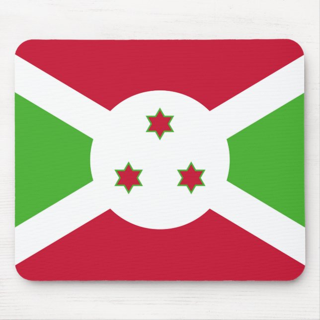 Mouse pad with Flag of Burundi (Front)