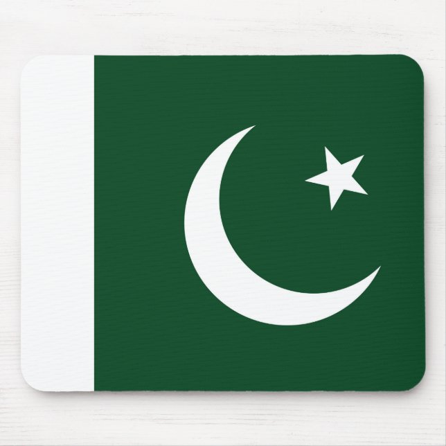 Mouse pad with Flag of Pakistan (Front)