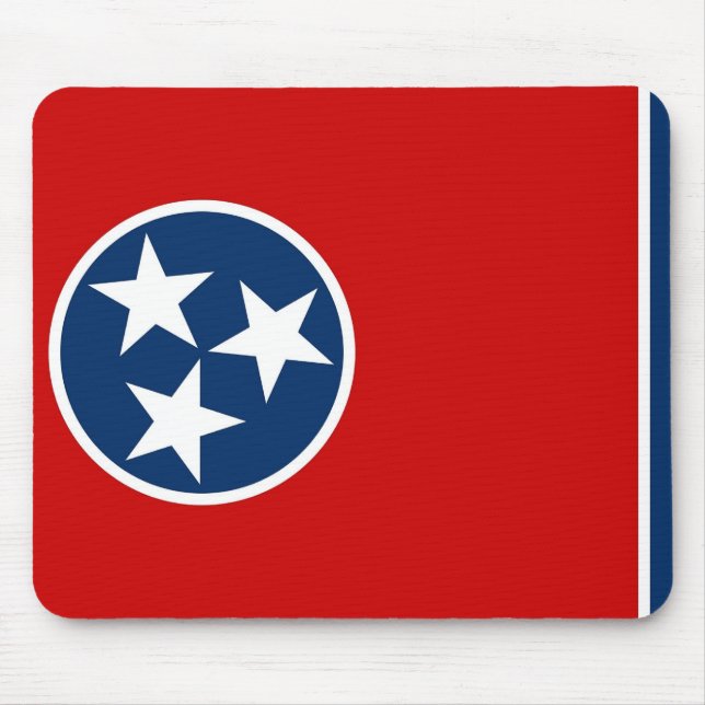 Mouse pad with Flag of Tennessee State - USA (Front)