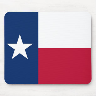 Mouse pad with Flag of Texas State - USA