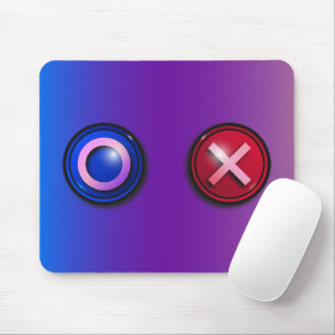 Mouse Pad With Game Voting Buttons