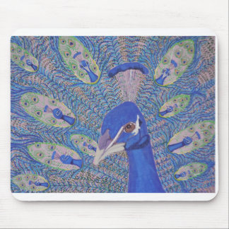 mouse pad with peacock